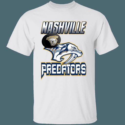 Nashville Predators Retro NHL National Hockey League Shirt - Image 2