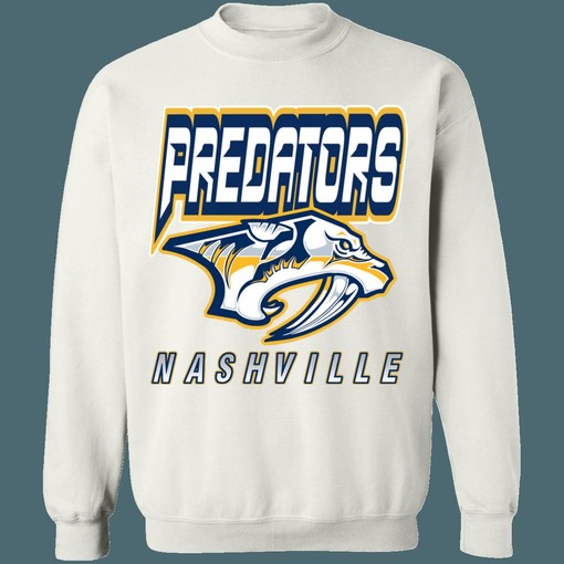 Nashville Predators SABRETOOTH Retro NHL Sweatshirt Hoodie Sweater for Hockey Lovers