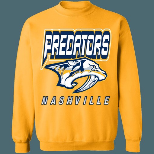 Nashville Predators SABRETOOTH Retro NHL Sweatshirt Hoodie Sweater for Hockey Lovers - Image 2