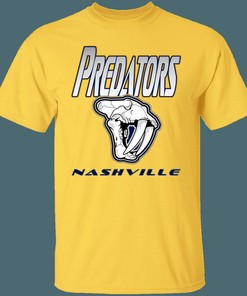 Nashville Predators SKULL Retro NHL National Hockey League Shirt