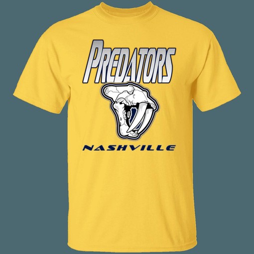 Nashville Predators SKULL Retro NHL National Hockey League Shirt