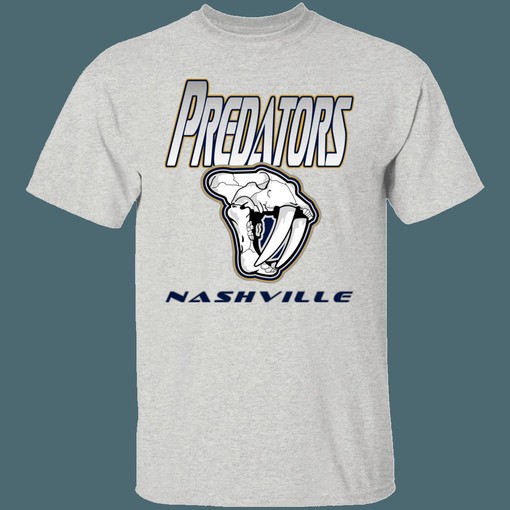 Nashville Predators SKULL Retro NHL National Hockey League Shirt - Image 3
