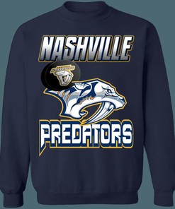Nashville Predators Vintage NHL Sweatshirt Hoodie for Hockey Lovers