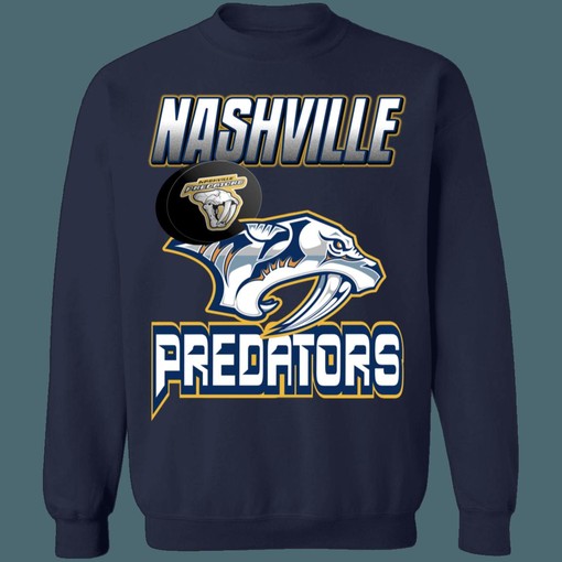 Nashville Predators Vintage NHL Sweatshirt Hoodie for Hockey Lovers