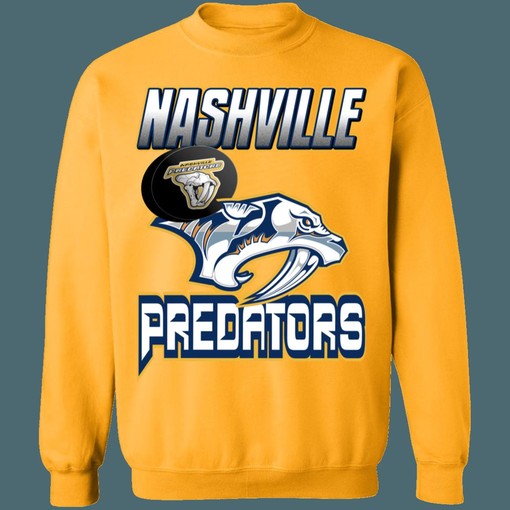 Nashville Predators Vintage NHL Sweatshirt Hoodie for Hockey Lovers - Image 3