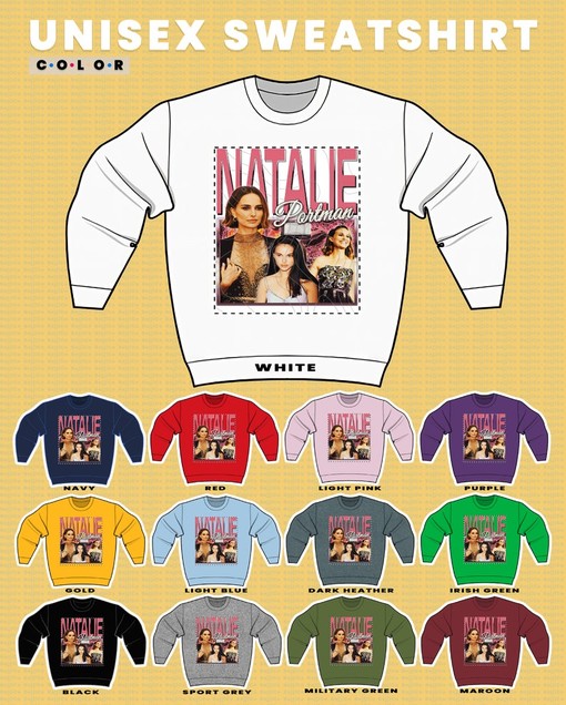 Natalie Portman Padme Sweatshirt - Classic Movie T-shirts for Women - Image 3