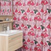Nature Inspired Mushroom Shower Curtain, Groovy 60's 70's Hippie Bathroom Accessory, Retro and Eclectic