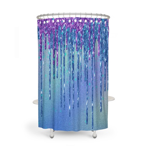 Nature-Inspired April Showers Bring May Flowers Shower Curtain with Bath Set for Whimsical Bathroom Decor - Image 2