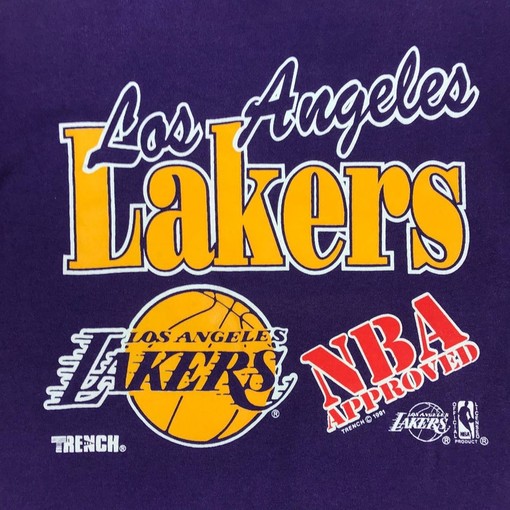 Nba Los Angeles Lakers Official Product Vintage Style Crewneck T-Shirt, Sweatshirt, Hoodie - Image 2