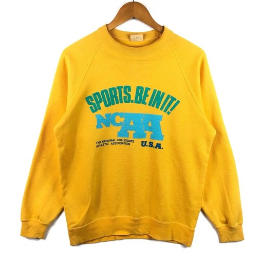 Ncaa Descente Sweatshirt with Big Logo: Full Color Full Size American Football Apparel for Fans