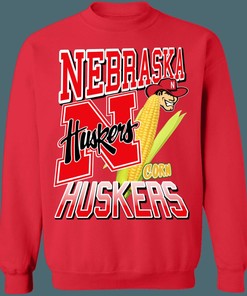 Nebraska Corn Huskers Vintage NCAA Sweatshirt, Hoodie & Shirt - Perfect for Fans