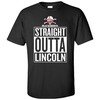Nebraska Cornhusker Blackshirts Football T-Shirt, Straight Outta Lincoln, NCAA Gist Fans Apparel