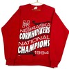 Nebraska Cornhuskers Football Vintage Sweatshirt 90s (vintage ncaa shirts)