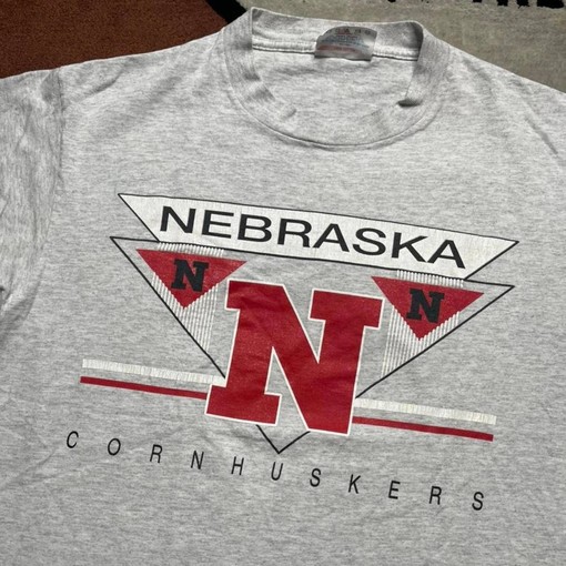 Nebraska Cornhuskers Graphic T-Shirt, Sweatshirt & Crewneck - Vintage 90s NCAA Fans Edition - Image 2