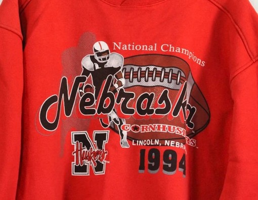Nebraska Cornhuskers Huskers Champions Sweatshirt Vintage (college shirts) - Image 2