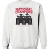 Nebraska Cornhuskers Sweatshirt Hoodie All Sizes NCAA Shirt - 5 National Championship Trophies Nebraska Crew Neck
