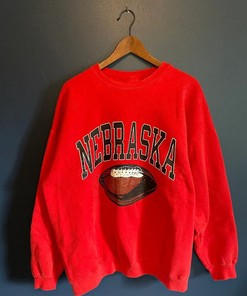 Nebraska Cornhuskers Vintage 90s Crewneck Sweatshirt, Tee & Hoodie - University Edition