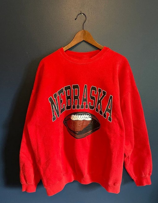 Nebraska Cornhuskers Vintage 90s Crewneck Sweatshirt, Tee & Hoodie - University Edition