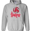 Nebraska Cornhuskers Volleyball Champions Fleece Sweater (sport shirts unisex)
