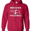 Nebraska Cornhuskers Volleyball Champions Fleece Sweatshirt (sport shirts girls)
