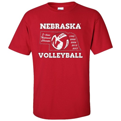 Nebraska Cornhuskers Volleyball Champions Fleece Sweatshirt (sport shirts girls) - Image 2