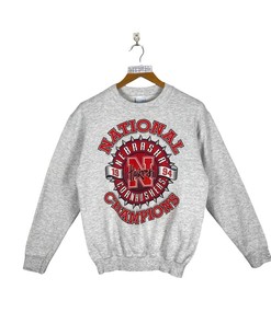 Nebraska Huskers 1994 Football Pullover Sweatshirt Hoodie (State University Shirt)