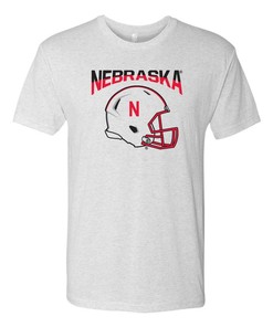 Nebraska Huskers Football Helmet T-Shirt, Nebraska Cornhuskers Shirt, NCAA Apparel