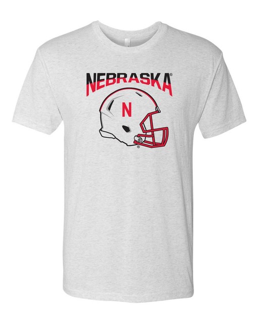 Nebraska Huskers Football Helmet T-Shirt, Nebraska Cornhuskers Shirt, NCAA Apparel
