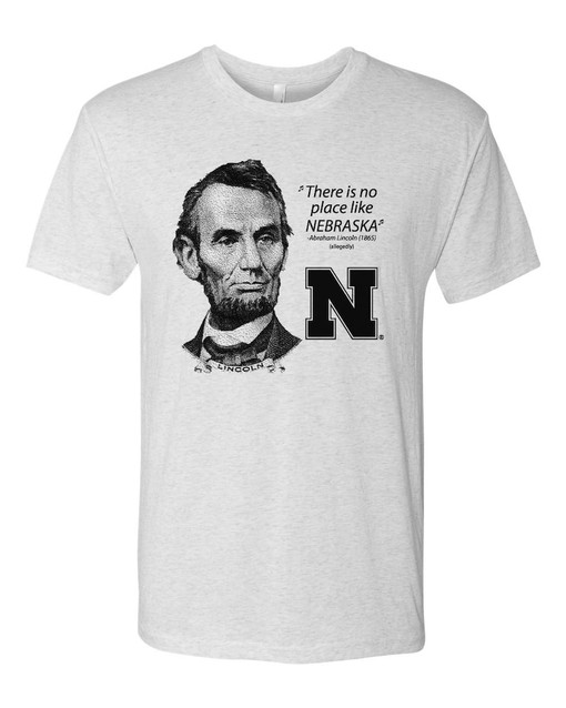 Nebraska Huskers Premium Shirt, Abe Lincoln Shirt, Vintage NCAA Gist Apparel - Image 2