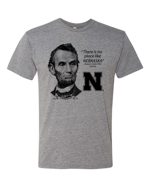 Nebraska Huskers Premium Shirt, Abe Lincoln Shirt, Vintage NCAA Gist Apparel - Image 3