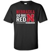 Nebraska Huskers Shirt Expect Excellence Football Tee with Cornhusker Details - NCAA Shirts for Men