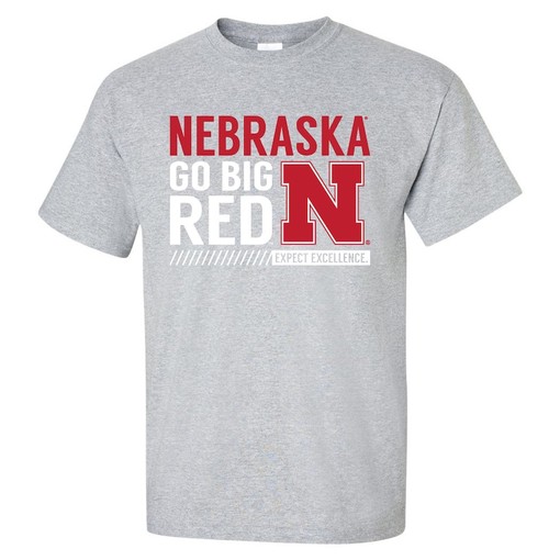 Nebraska Huskers Shirt Expect Excellence Football Tee with Cornhusker Details - NCAA Shirts for Men - Image 2