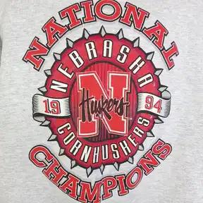 Nebraska Huskers Vintage 90s Cornhuskers T-Shirt, Sweatshirt, and Hoodie - Perfect Sports Gifts - Image 2