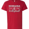 Nebraska Huskers Volleyball Tshirt, Dream Bigger Nebraska Huskers Shirt, NCAA Apparel
