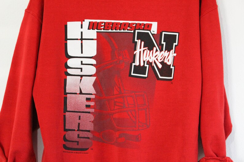Nebraska Sports Gift Sweatshirt, Vintage University of Nebraska Cornhuskers Apparel - Image 2