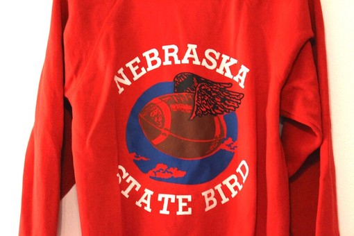 Nebraska State Bird Football Sweatshirt, Vintage NCAA Gist Fans Unisex - Image 2