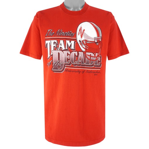 Nebraska University Huskers Vintage T-Shirt - NCAA Football Fan Apparel