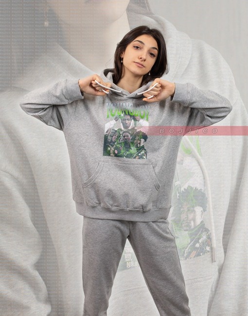 Never Broke Again Hip Hop Sweatshirt, 90s Kentrell DeSean Gaulden Retro Shirt - Image 2