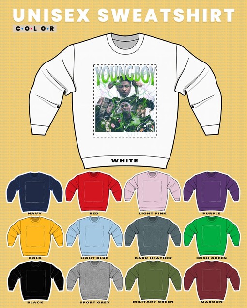 Never Broke Again Hip Hop Sweatshirt, 90s Kentrell DeSean Gaulden Retro Shirt - Image 3