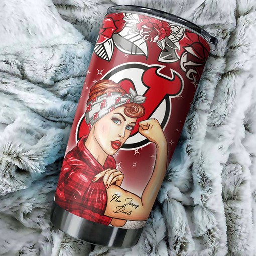 New Jersey Devils NHL Tumbler - Strong Tumbler for Best Moms Who Love Hockey - G Fanatics - Image 2