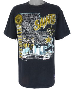 New Orleans Saints Stadium Map 1990s Vintage NFL T-Shirt Unisex Sport Sweatshirt Hoodie Gift