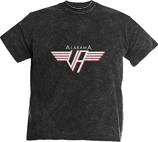 New World Graphics Alabama Winged Adult Unisex Short Sleeve T-Shirt With American University T-Shirt