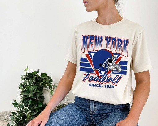 New York Football Crewneck Sweatshirt Hoodie Shirt Gifts for NFL Fans with American University Shirt - Image 4