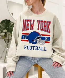 New York Football Sweatshirt, Retro NFL Shirt for New York Fans, NCAA Shirts