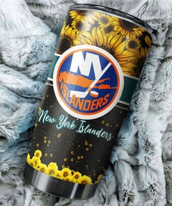 New York Islanders Fans Will Love This Grunge Design Tumbler with NHL Tumbler