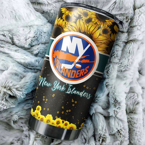 New York Islanders Fans Will Love This Grunge Design Tumbler with NHL Tumbler