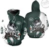 New York Jets All Over Print 3D Hoodie with Jack Skellington and Zero Custom