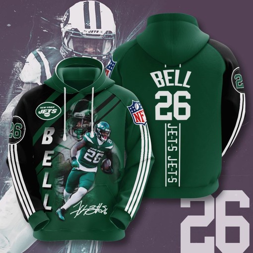 New York Jets Fans, Get Your Custom All-Over Print 3D Hoodie