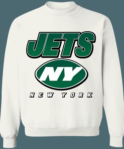 New York Jets Vintage 90's NFL Sweatshirt Hoodie - Retro Style Fan Gear