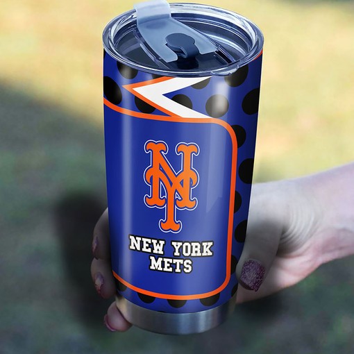 New York Mets Enthusiastic Fans Fanatics MLB Tumbler with Custom Design and Logo for Any Fan - Image 2